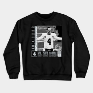 Derek Carr Paper Poster Crewneck Sweatshirt